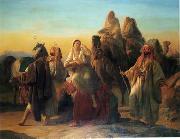 unknow artist Arab or Arabic people and life. Orientalism oil paintings  443 oil painting on canvas